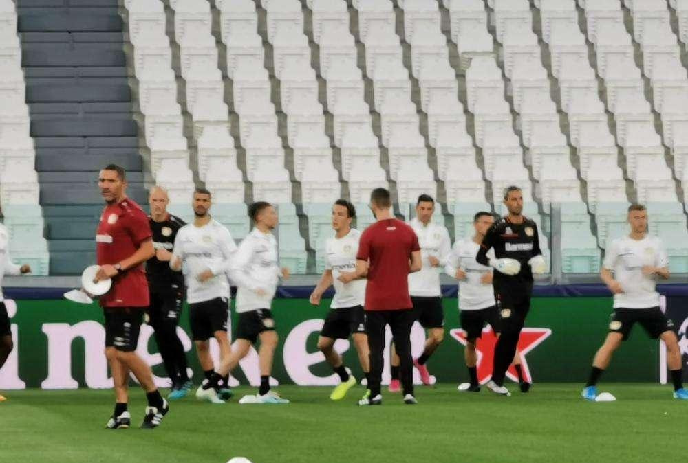 QUI LEVERKUSEN - Oggi primo allenamento in vista della sfida contro la Juventus