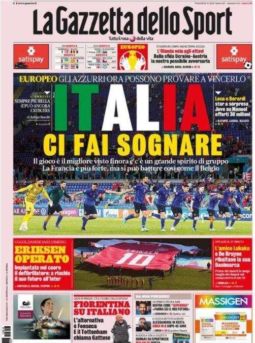 Gazzetta - Italia ci fai sognare 