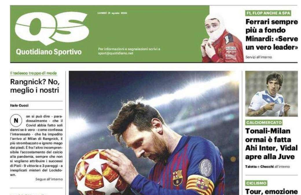 QS - Messi in fuga, chi lo prende?