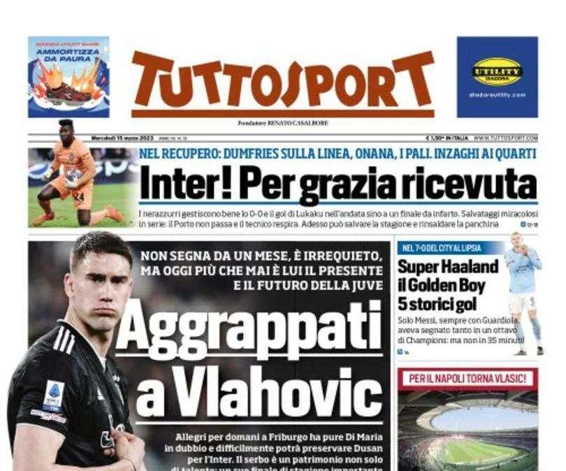 Tuttosport - Aggrappati a Vlahovic 