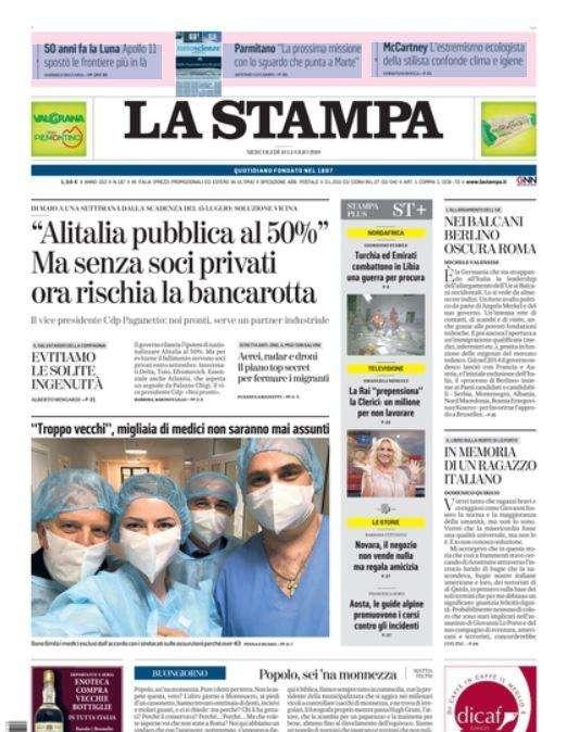 La Stampa - La Juve preme per Chiesa