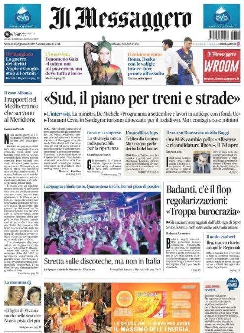 Il Messaggero - Dzeko con le valigie pronte 
