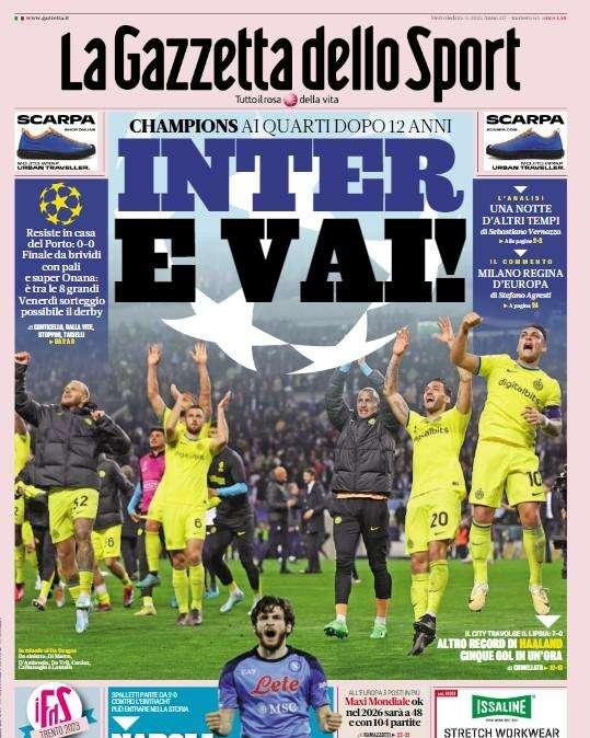Gazzetta - Inter e vai!