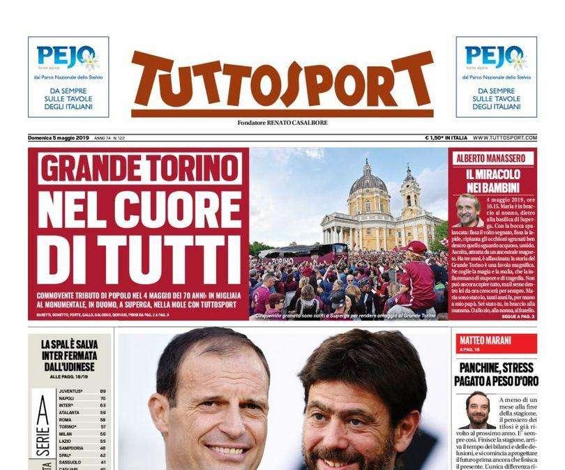 Tuttosport - Allegri e Agnelli, l’incontro