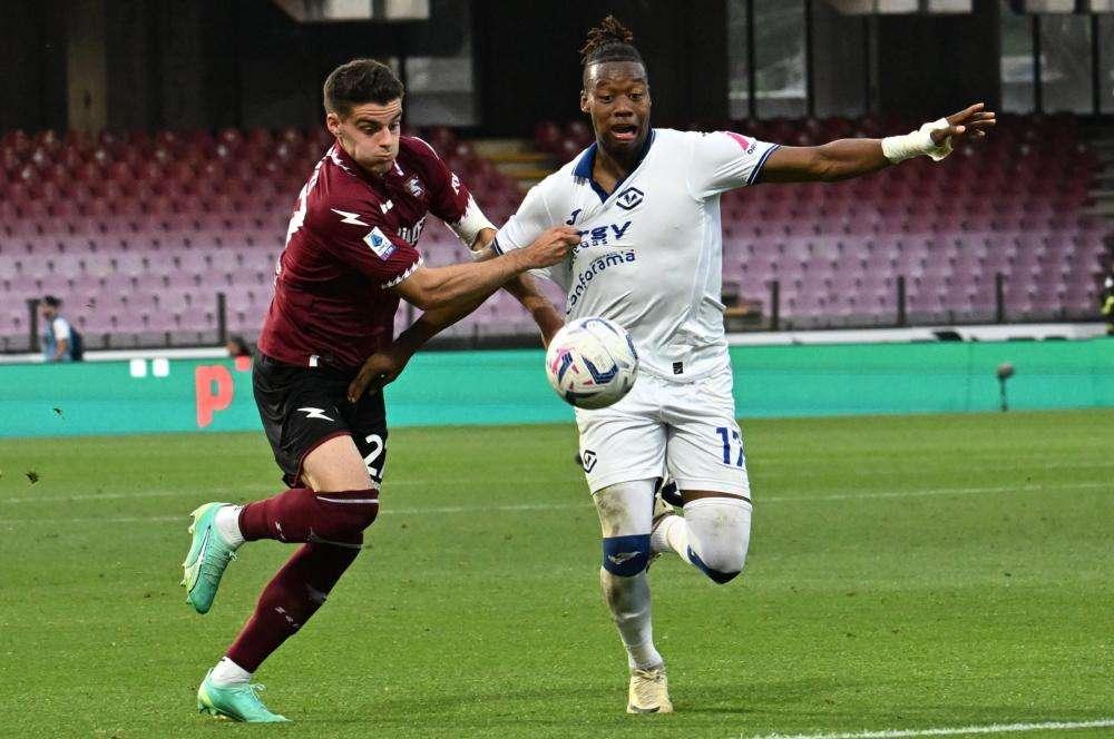 Serie A: 2-1 alla Salernitana, Verona aritmeticamente salvo
