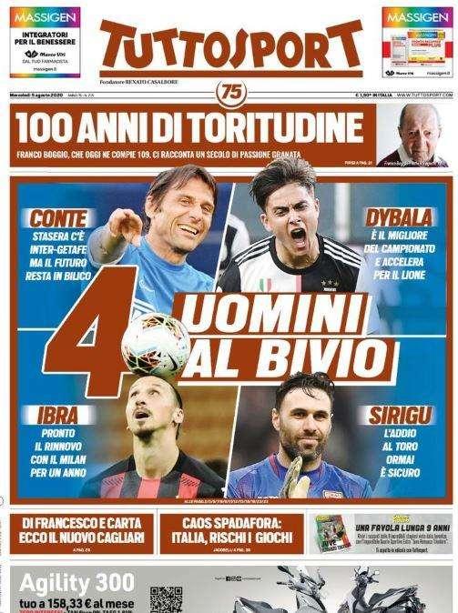 Tuttosport - 4 uomini al bivio