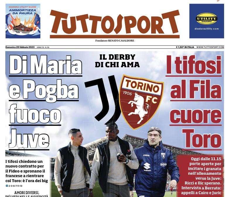 Tuttosport - Di Maria e Pogba, fuoco Juve 