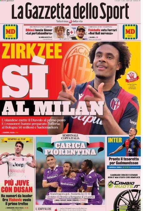 Gazzetta - Più Juve con Dusan