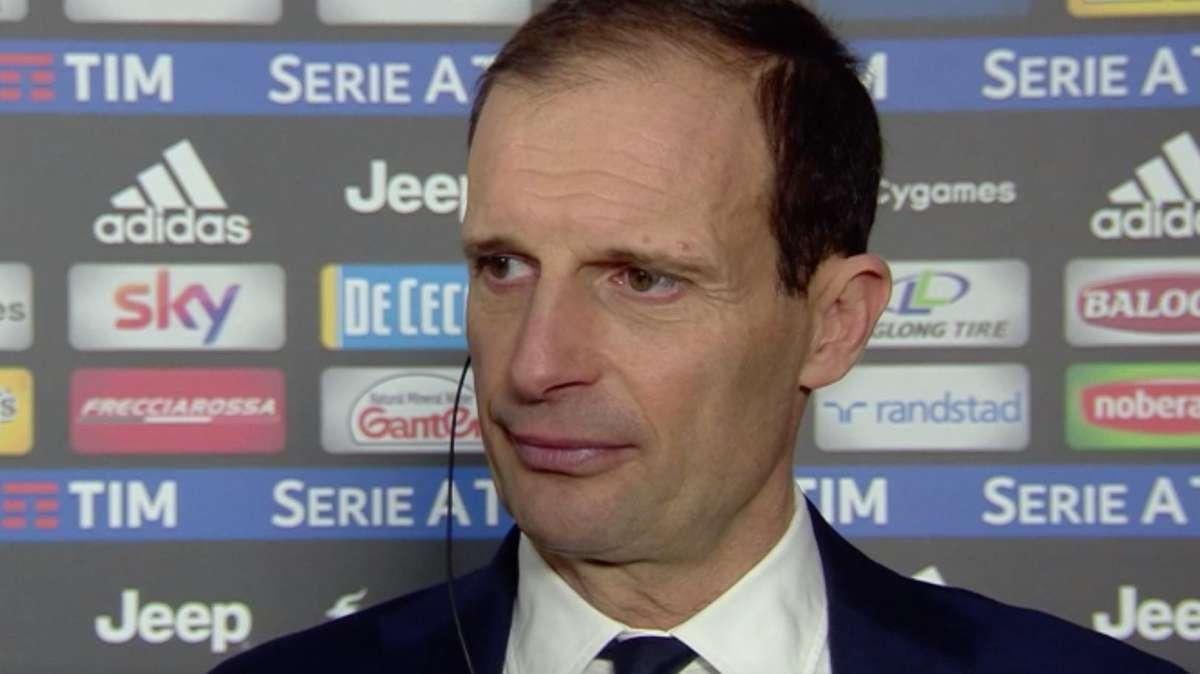 ALLEGRI A JTV: "Abbiamo difeso molto bene. Paulo sacrificato nel finale, ma ha fatto bella partita"
