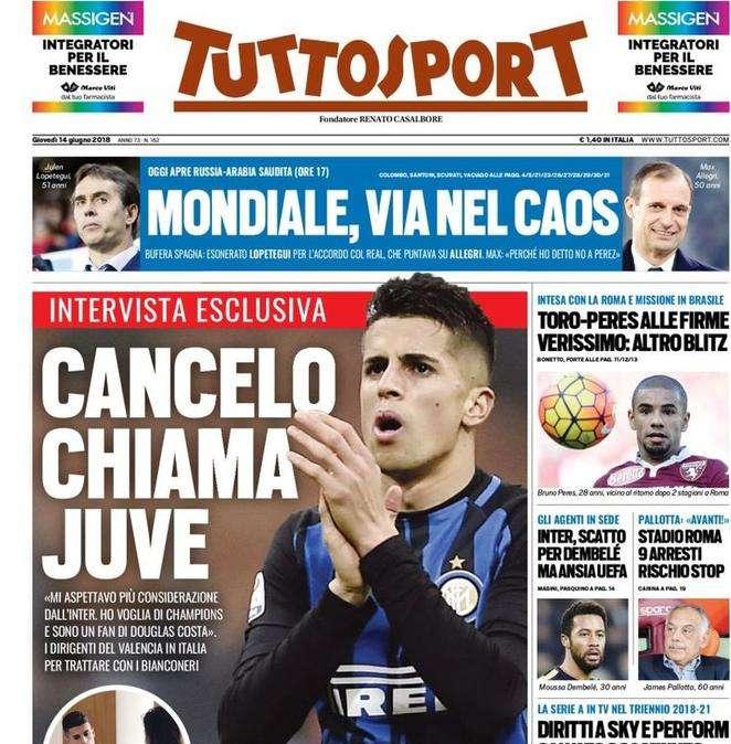 ESCLUSIVA TJ - Intervista a Cancelo, Claudia Garcia: "Non mi è piaciuta la sua reazione! Nessuna fake news, titolo prima pagina assolutamente normale"