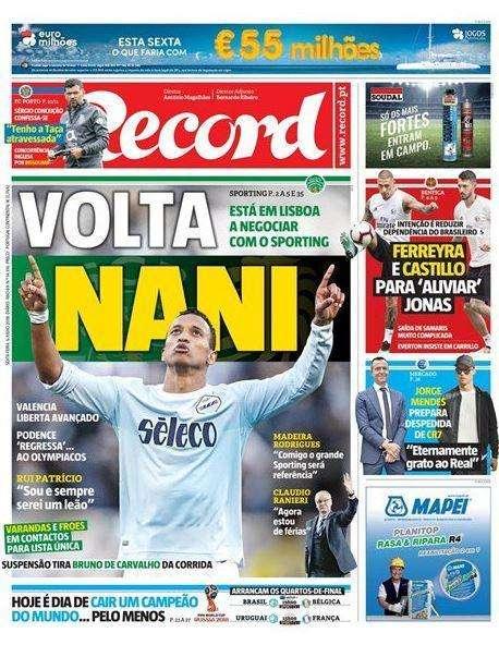 Record - Jorge Mendes prepara la partenza di CR7