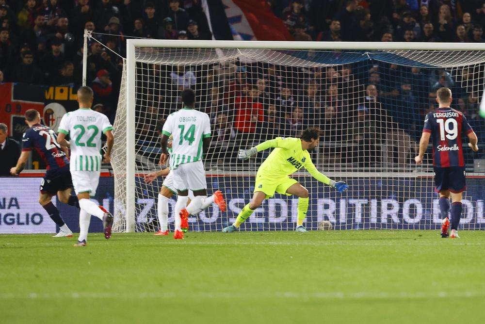 Serie A: Bologna-Sassuolo 3-0