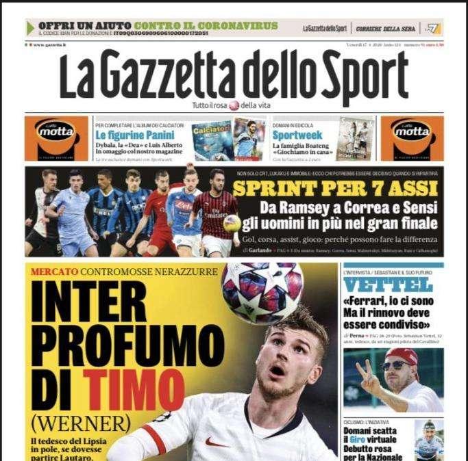 Gazzetta - Inter, profumo di Werner