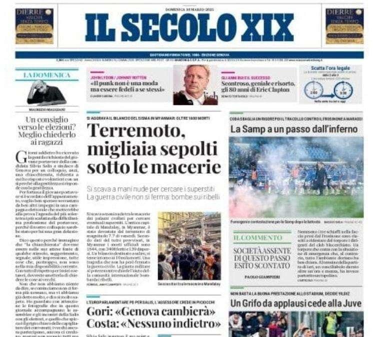 Il Secolo XIX - Un Grifo da applausi 