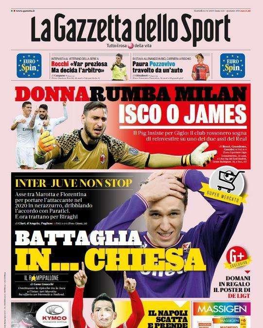 Gazzetta - Battaglia in Chiesa 
