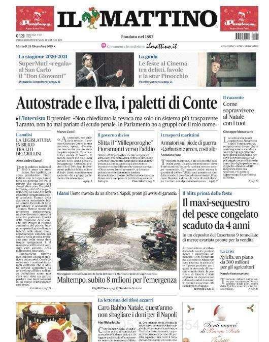 Il Mattino - Napoli su Paredes 