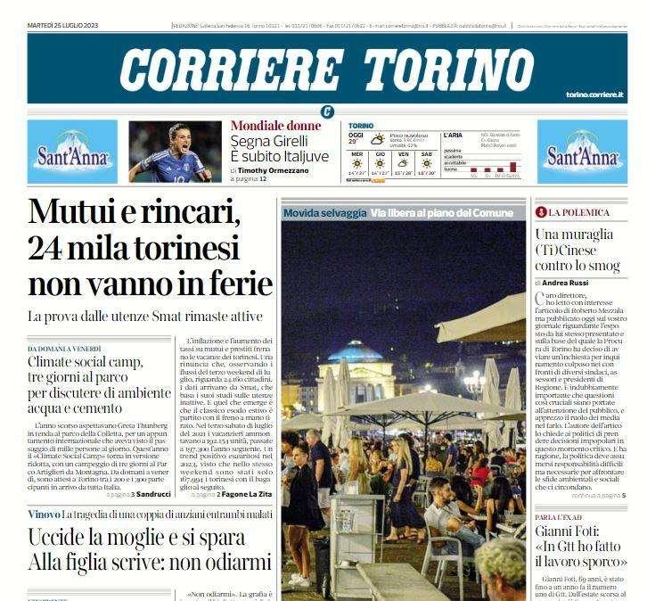 Corriere di Torino- Juventus incerottata come l'anno scorso.  Il «caso» Bonucci