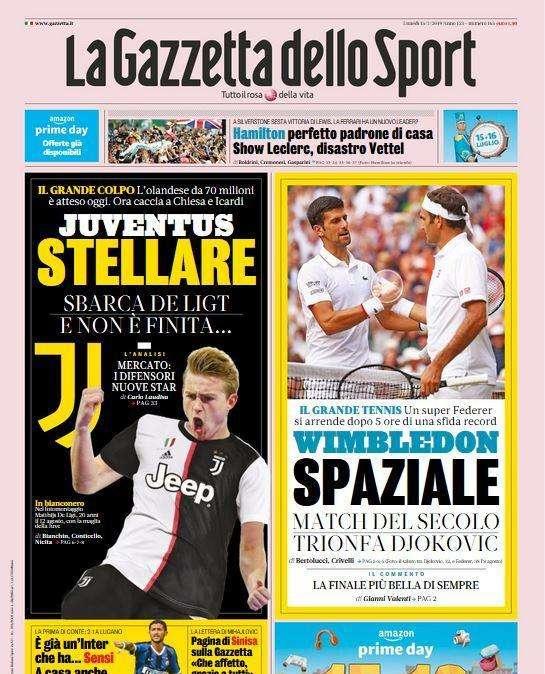 Gazzetta - Juventus stellare