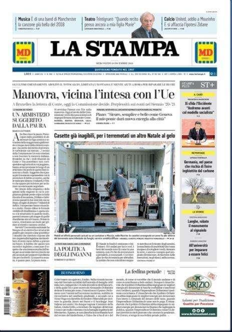 La Stampa - Ipotesi Zidane allo United