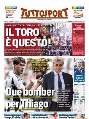 Tuttosport - Due bomber per Thiago