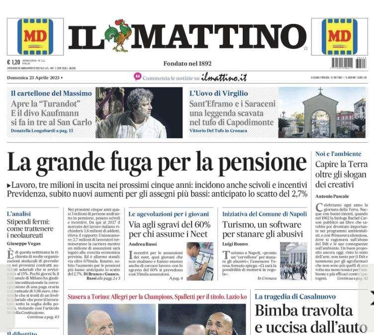 Il Mattino - Una sfida al Max
