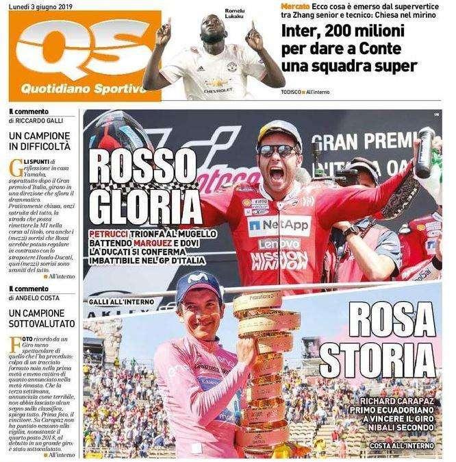 QS - 200 milioni per Conte