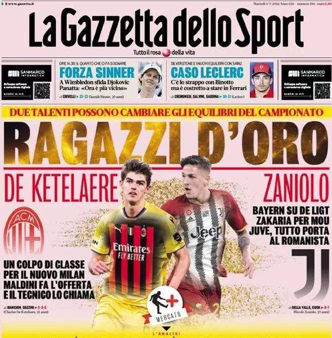 Gazzetta - Ragazzi d’oro 