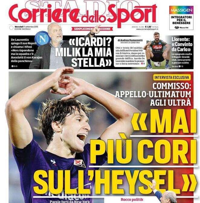 Corsport - "Mai più cori sull'Heysel"