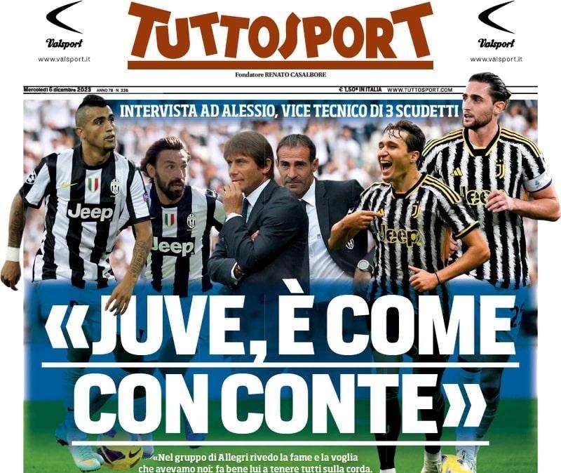 Tuttosport - Alessio: “Juve, e’ come con Conte”