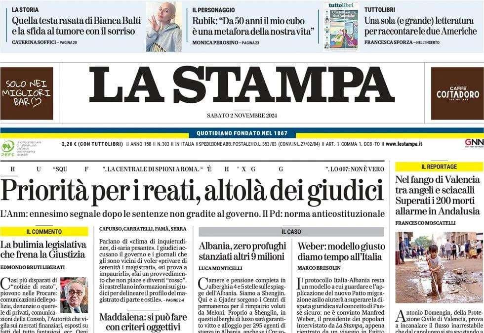 La Stampa - Motta resta in corsa: 'Scudetto? Nessuno lo vince a novembre'" 