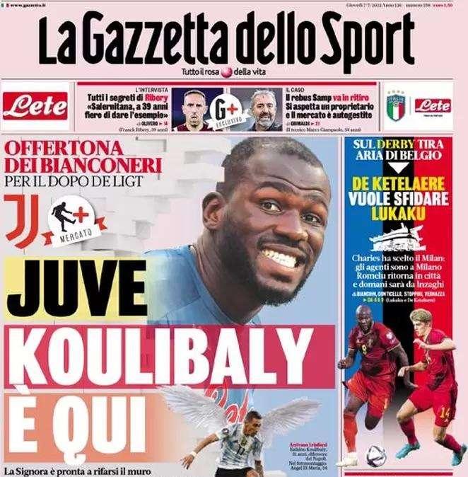 Gazzetta - Koulibaly e’ qui 