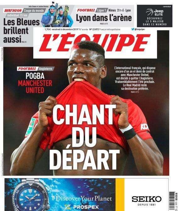 Pogba vuole lasciare lo United 