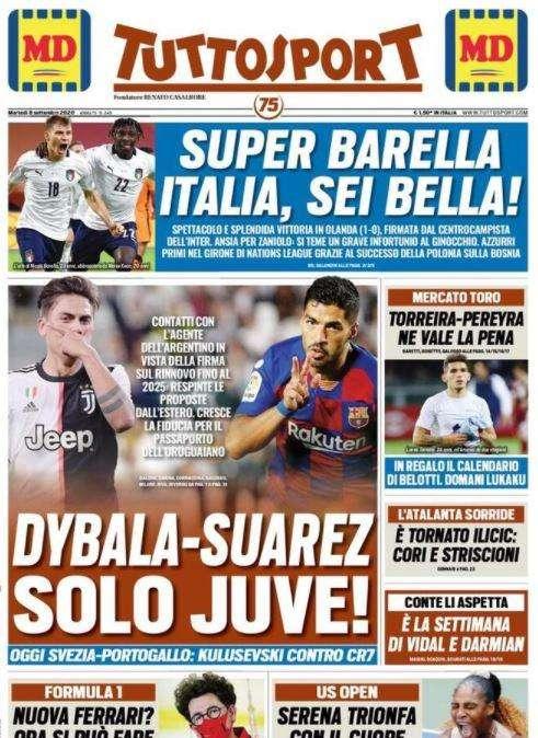 Tuttosport - Dybala e Suarez, solo Juve