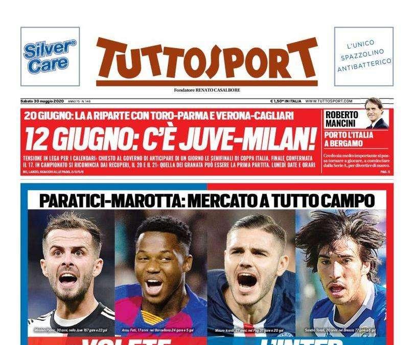 Tuttosport - Volete Pjanic, dateci Ansu Fati! 