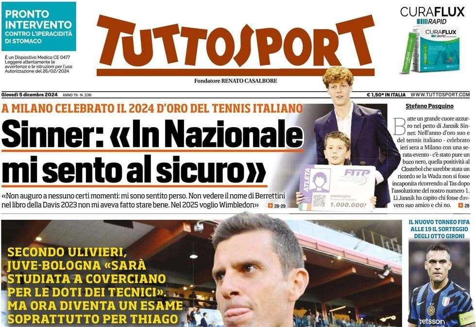 Tuttosport- Motta sotto osservazione 