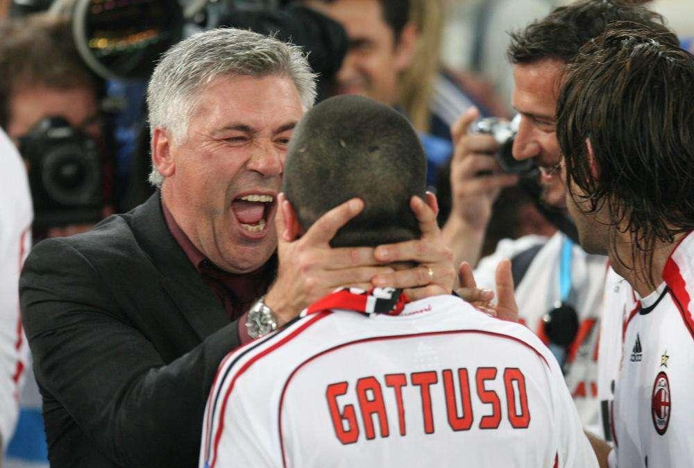 Ancelotti rivela: "Con Gattuso ho avuto dei problemi personali"