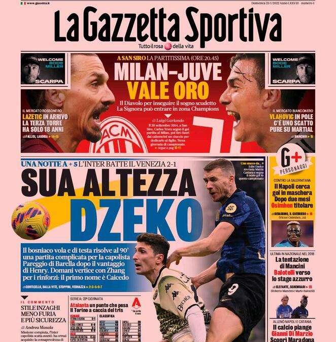 Gazzetta - La partitissima 