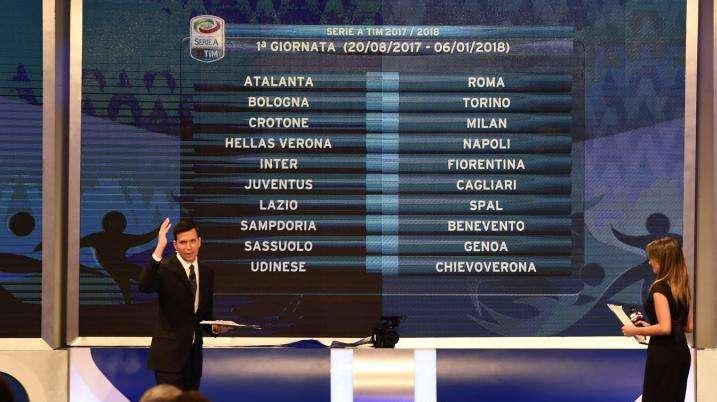LIVE TJ - SERIE A 2017-2018 - Juve, la prima con il Cagliari allo Stadium il 19 agosto. Derby alla sesta, Milan-Juve a ottobre, Juve-Roma sotto Natale. Ecco il calendario completo