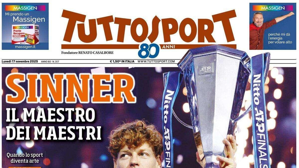 Jannik domina, dress code Spalletti