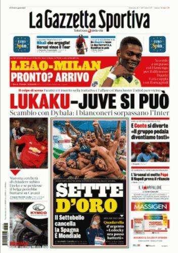 Gazzetta - Lukaku Juve-si può 