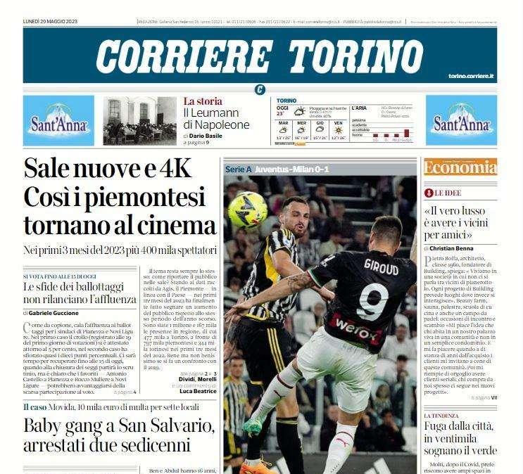 Corriere di Torino - Max, la resa dei conti 