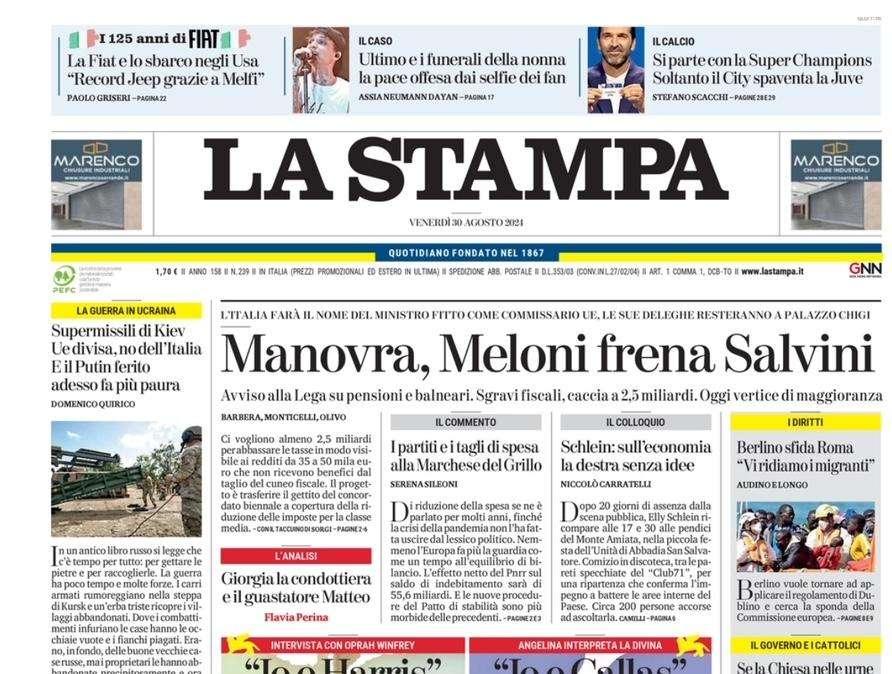La Stampa - Le verità di Chiesa