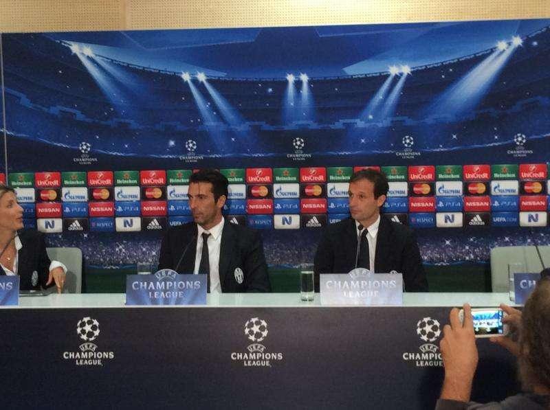 LIVE - ALLEGRI: "Non è la partita della stagione. Non invidio Klopp". "BUFFON: "Speriamo di giocare gare più importanti. Borussia squadra rognosa. Reus spero non sia al 100%"