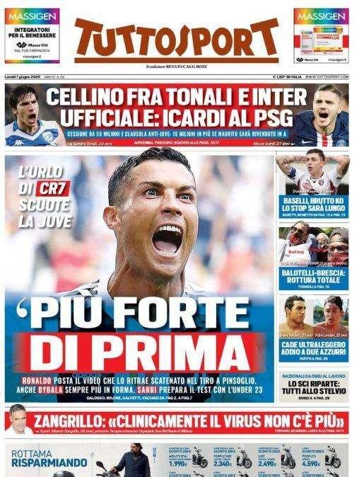 Tuttosport - Più forte di prima