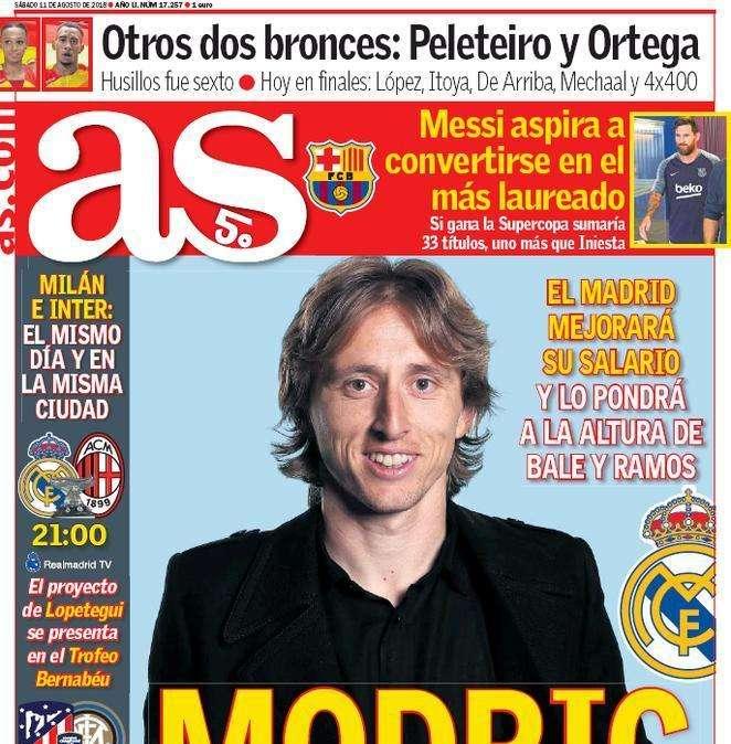 As - Modric resta 