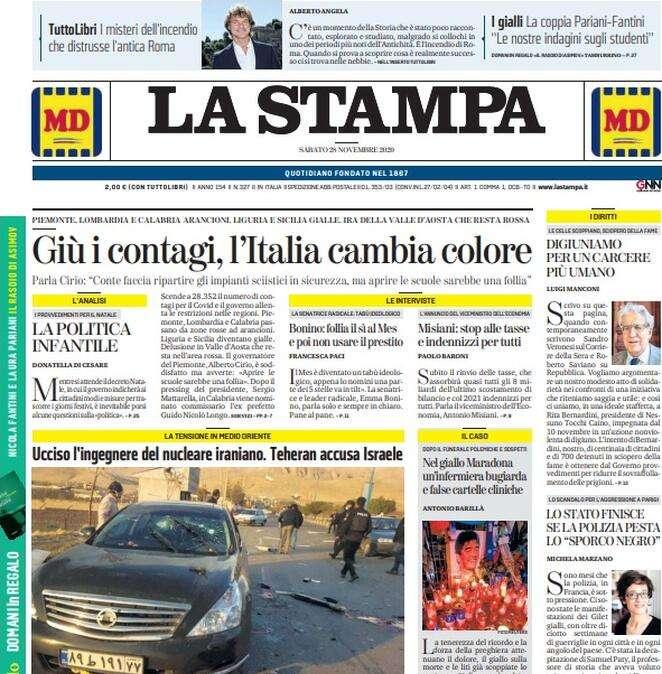 La Stampa - Battaglia per Maradona 