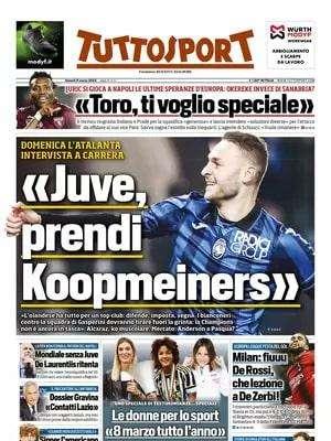 Tuttosport- Juve, prendi Koopmeiners