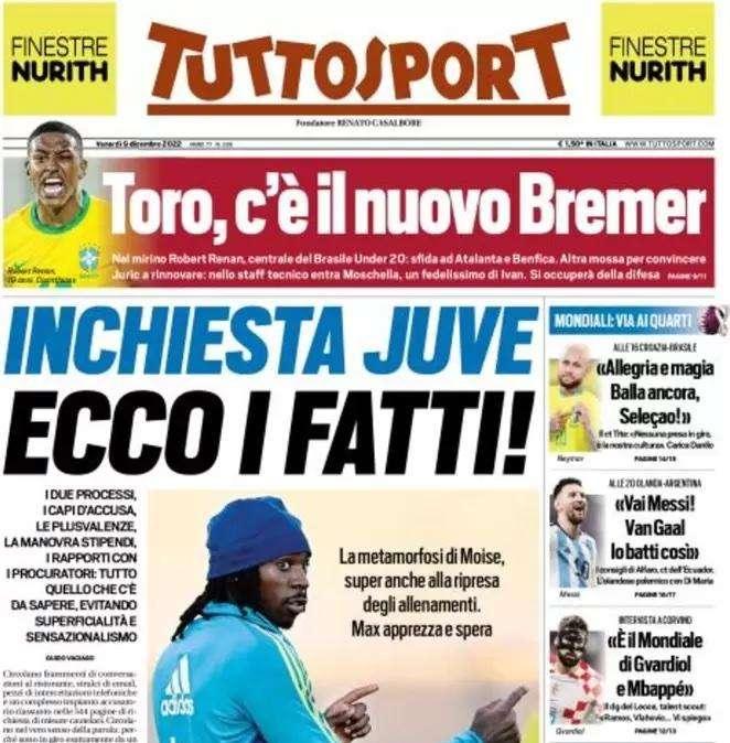 Tuttosport - Inchiesta Juve, ecco i fatti 