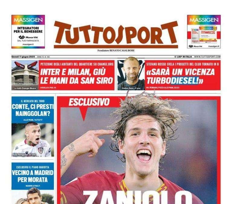 Tuttosport - Zaniolo-Juve, la verità