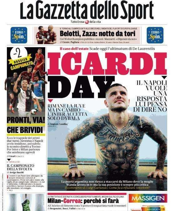 Gazzetta - Icardi day